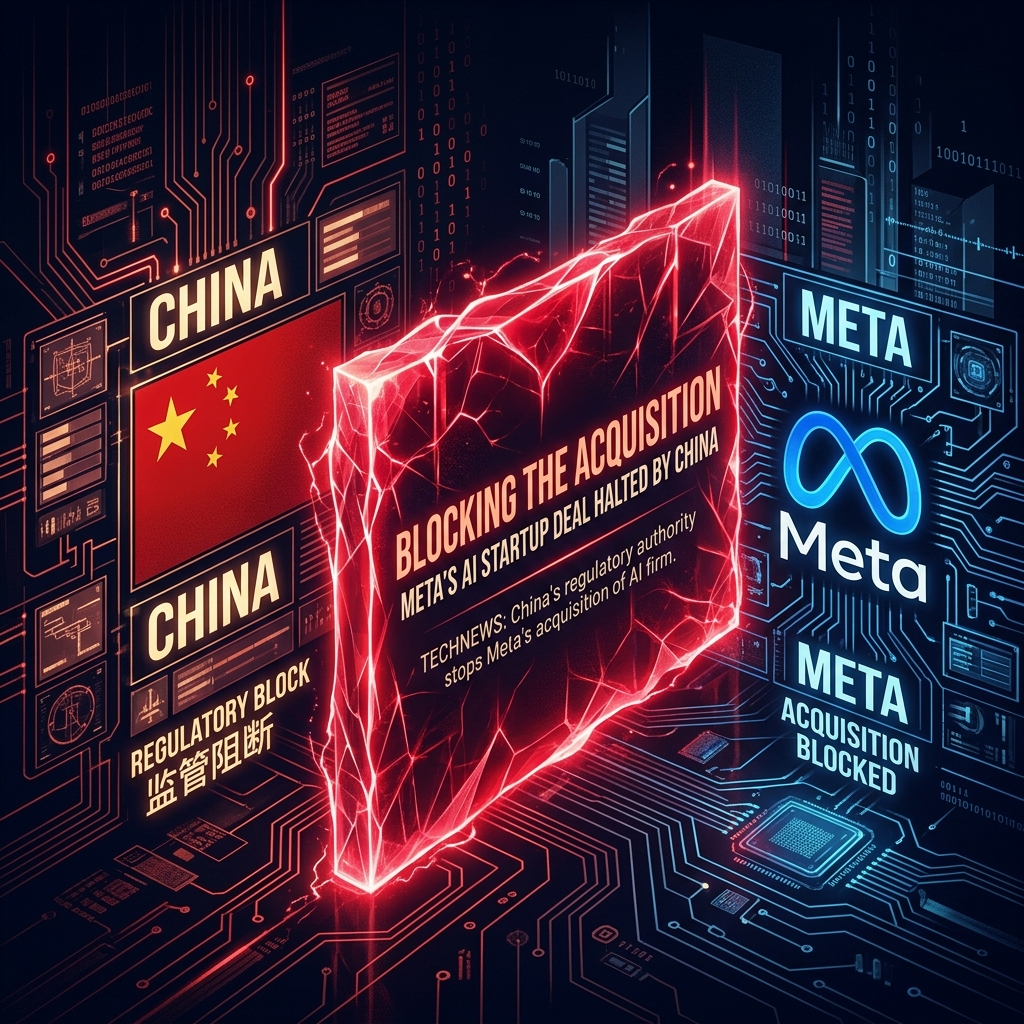 China Blocks Meta's Acquisition of AI Agent Startup Manus in Landmark Tech Intervention