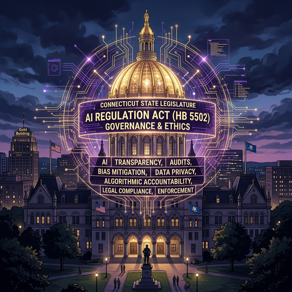 Connecticut Passes Sweeping 71-Page AI Regulation Bill Covering Chatbots, Employment, and Frontier Models