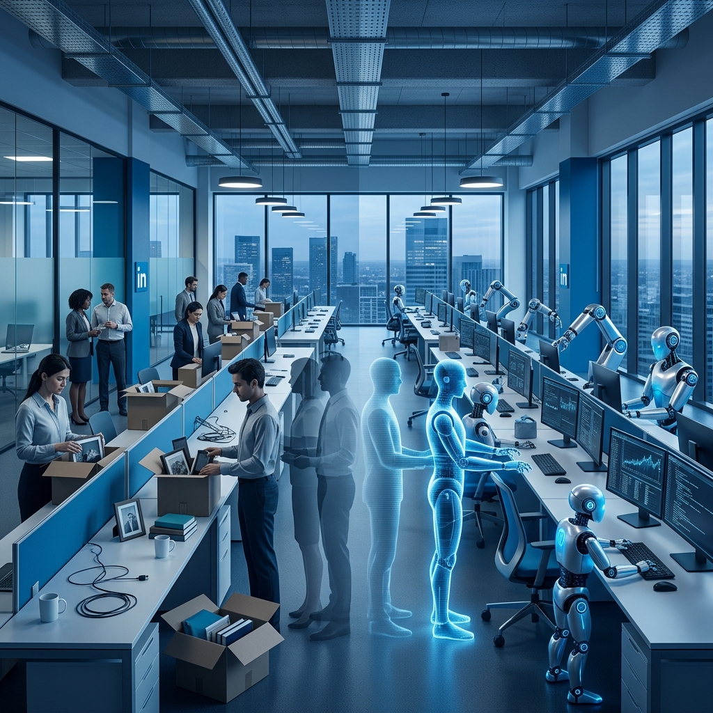 LinkedIn Cuts 875 Jobs Despite 12% Revenue Growth as AI Reshapes Tech Workforce